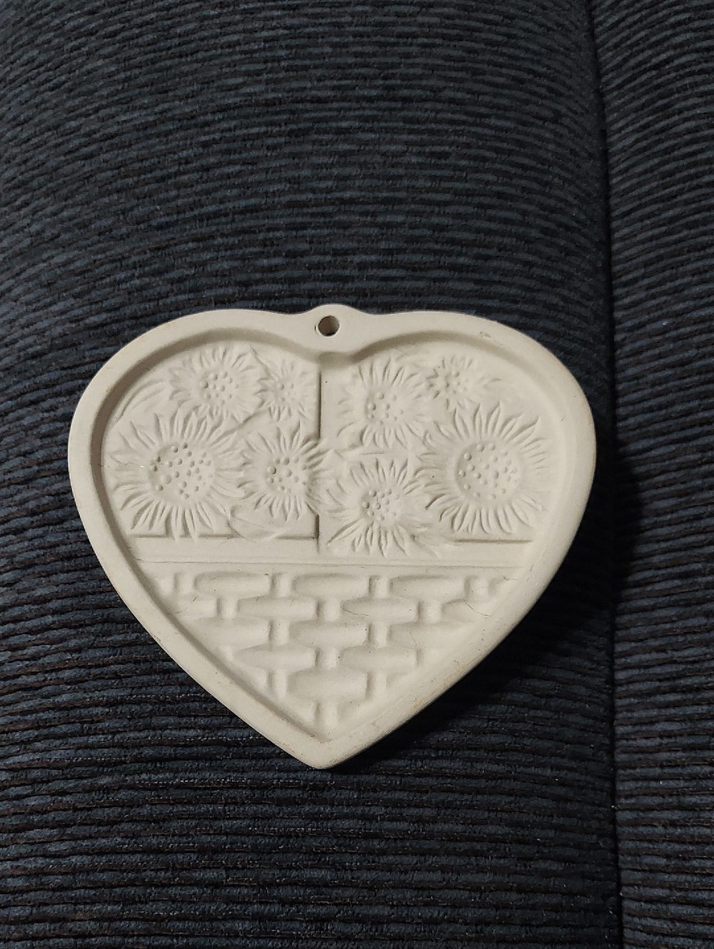 Vintage Pampered Chef Sunflower Basket Cookie Mold 1994
